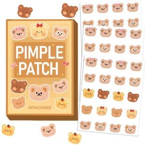 Adorable Bear Pimple Patches – 100 Count Hydrocolloid Acne Patches | New In Box